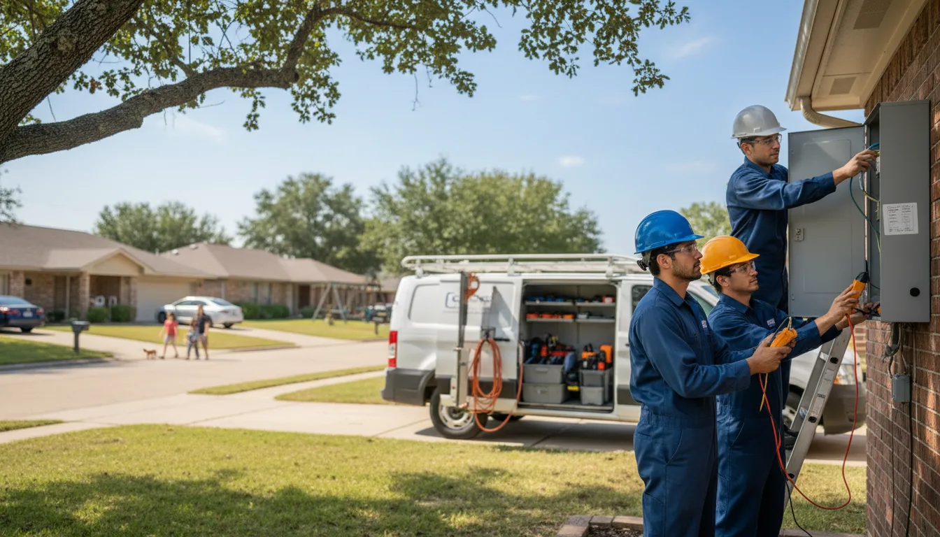 Certified electrician providing emergency electrical services in Sheffield, IL